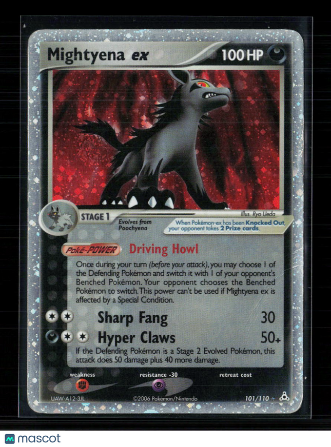 Pokemon 2006 EX Holon Phantoms Mightyena EX #101/110