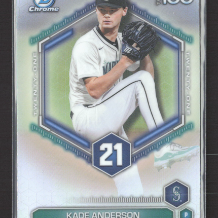 2026 Bowman Chrome Top 100 Kade Anderson #BTP-21