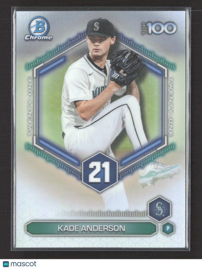 2026 Bowman Chrome Top 100 Kade Anderson #BTP-21