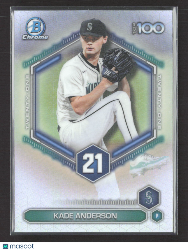 2026 Bowman Chrome Top 100 Kade Anderson #BTP-21