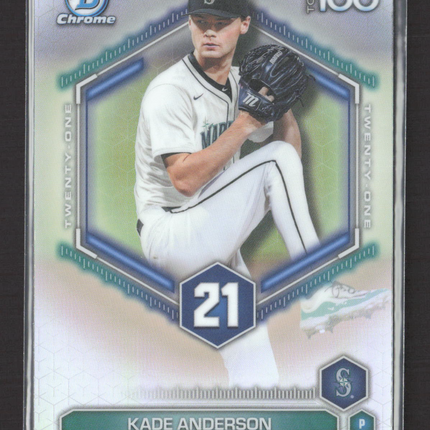 2026 Bowman Chrome Top 100 Kade Anderson #BTP-21