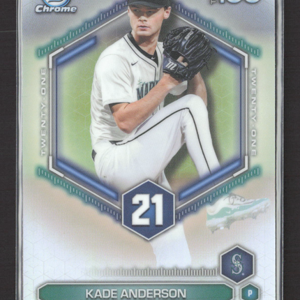 2026 Bowman Chrome Top 100 Kade Anderson #BTP-21