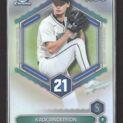 2026 Bowman Chrome Top 100 Kade Anderson #BTP-21