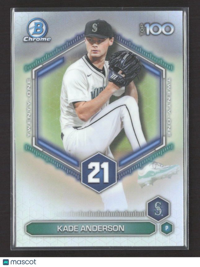 2026 Bowman Chrome Top 100 Kade Anderson #BTP-21