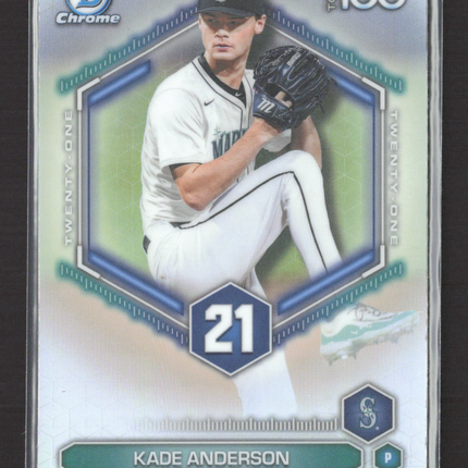 2026 Bowman Chrome Top 100 Kade Anderson #BTP-21