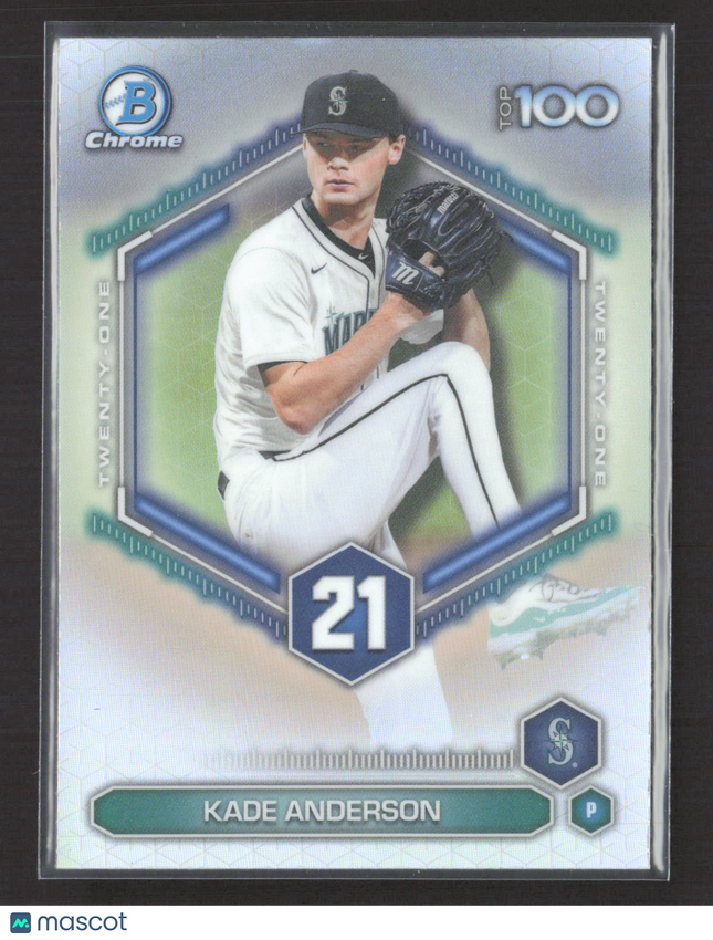 2026 Bowman Chrome Top 100 Kade Anderson #BTP-21
