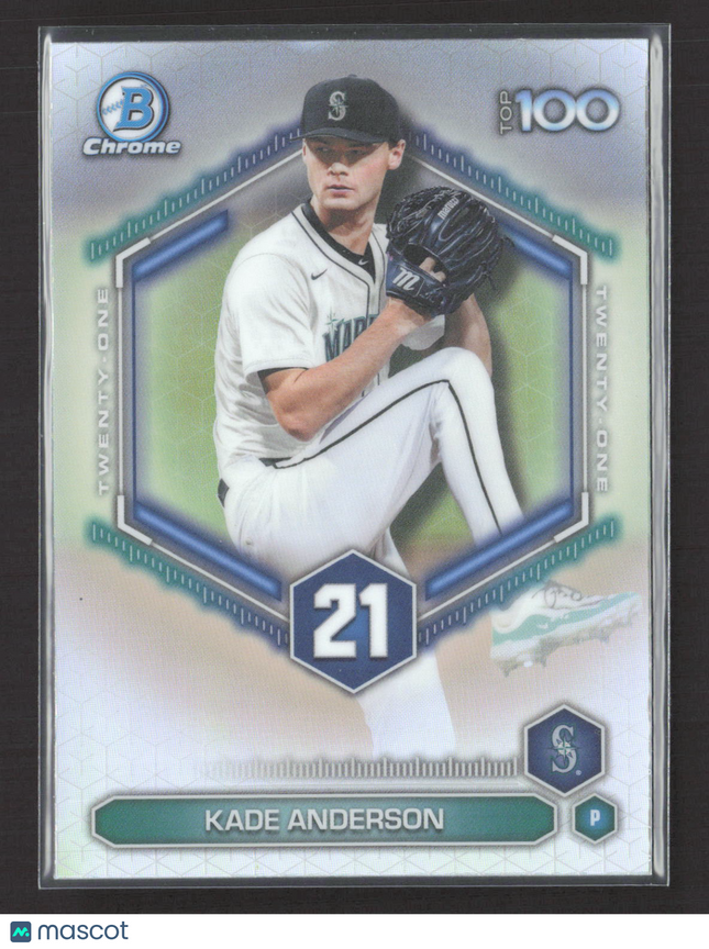 2026 Bowman Chrome Top 100 Kade Anderson #BTP-21