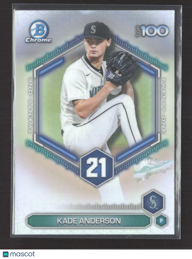 2026 Bowman Chrome Top 100 Kade Anderson #BTP-21