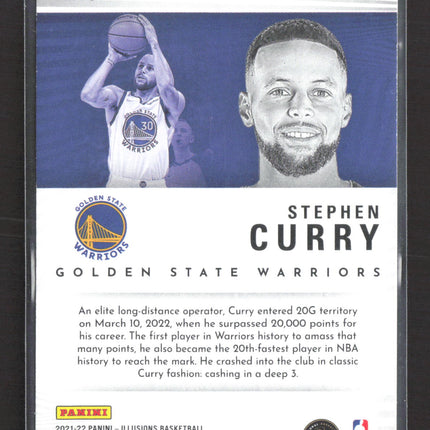 2022 Panini Illusions Intriguing Players Stephen Curry #7