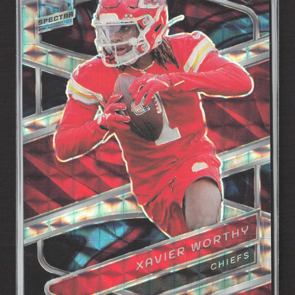 2024 Panini Spectra Prizm Xavier Worthy #7 RC 49/60