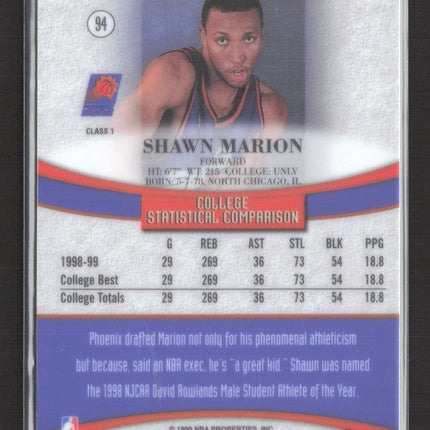 1998 Topps Gold Label Shawn Marion #94 Class