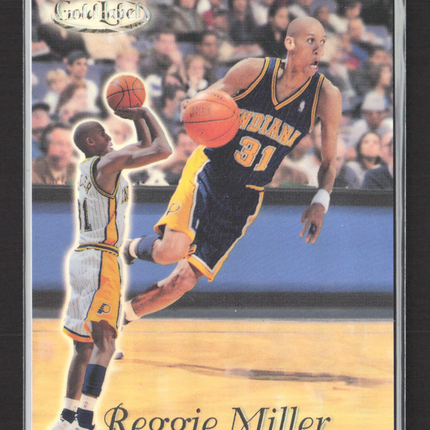 1999 Topps Gold Label Reggie Miller #42 Class