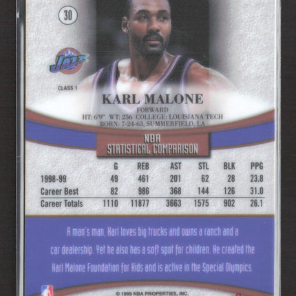 1998 Topps Gold Label Karl Malone #30 Class