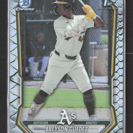 2026 Bowman Chrome Breyson Guedez #BCP-32 Reptilian