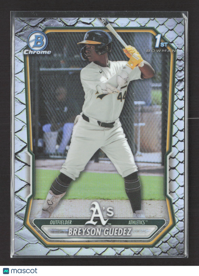 2026 Bowman Chrome Breyson Guedez #BCP-32 Reptilian