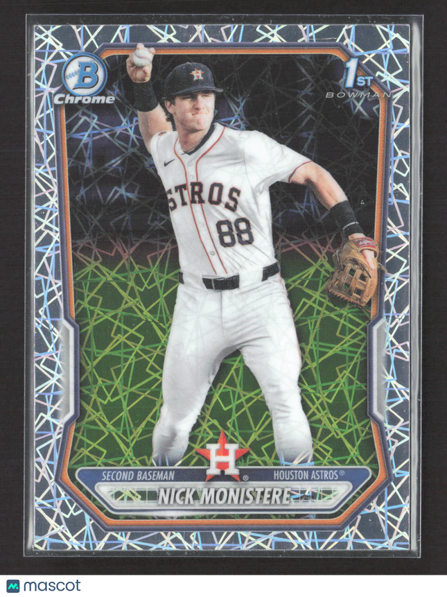 2026 Bowman Chrome Box Nick Monistere #BCP-103 Lazer 1st Bowman