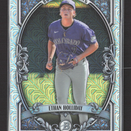 2026 Bowman Sterling Chrome Ethan Holliday #BST-11 Mojo Refractor