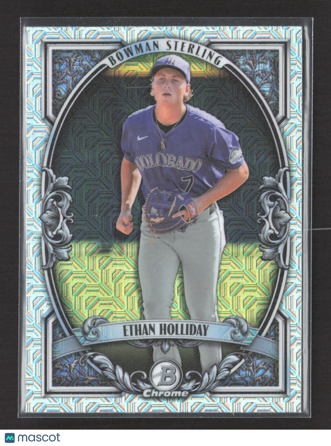 2026 Bowman Sterling Chrome Ethan Holliday #BST-11 Mojo Refractor
