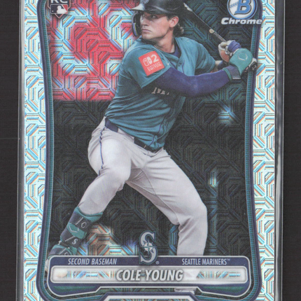 2026 Bowman Chrome Cole Young #78 Mojo Refractor RC