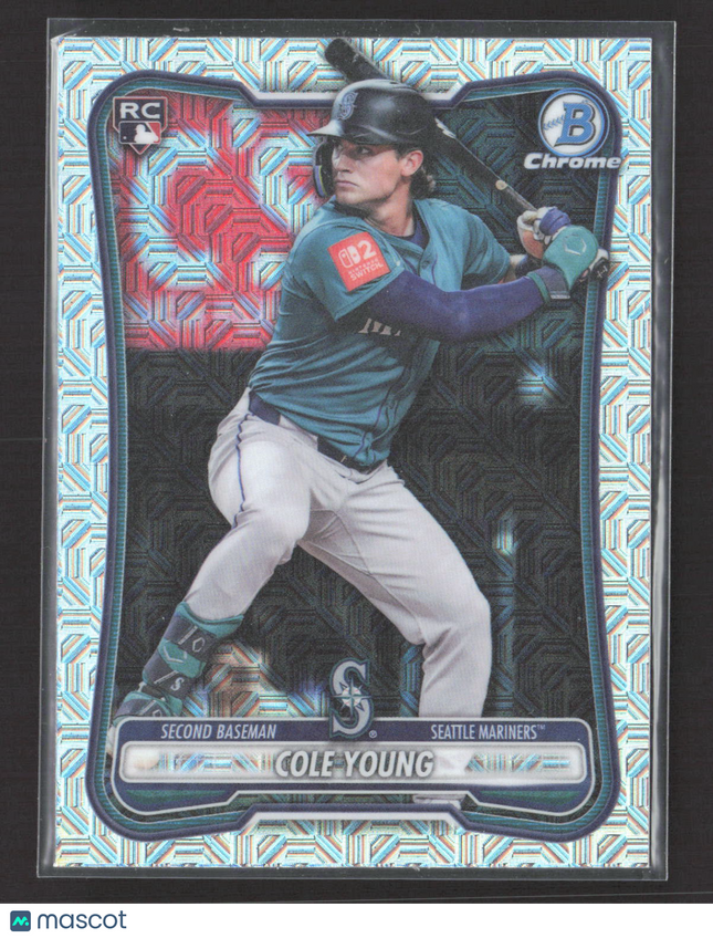 2026 Bowman Chrome Cole Young #78 Mojo Refractor RC