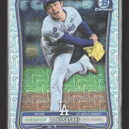 2026 Topps Bowman Chrome Roki Sasaki #63 Mojo Refractor