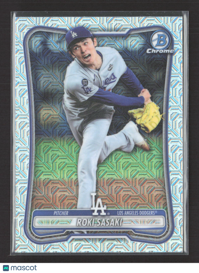 2026 Topps Bowman Chrome Roki Sasaki #63 Mojo Refractor