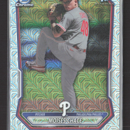 2026 Bowman Chrome Moisés Chace #BCP-36 Mega Box Mojo Refractor 1st Bowman