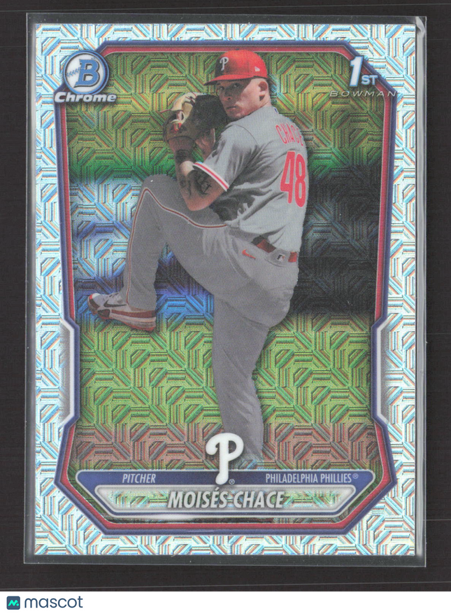 2026 Bowman Chrome Moisés Chace #BCP-36 Mega Box Mojo Refractor 1st Bowman