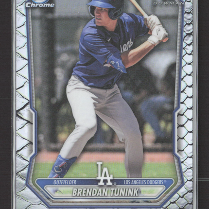 2026 Bowman Chrome Brendan Tunink #BCP-59 Reptilian  1st Bowman