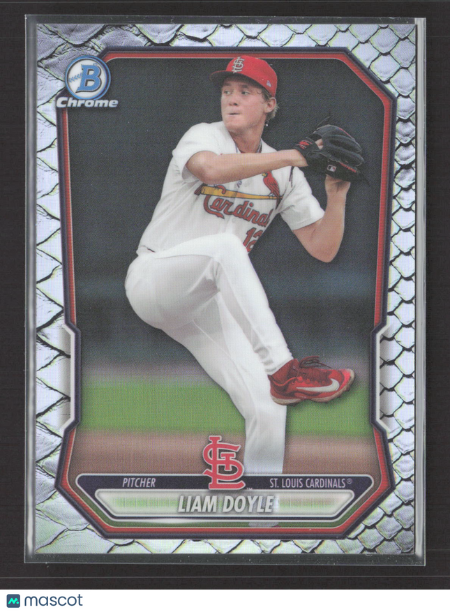 2026 Bowman Chrome Liam Doyle #BCP-10 Reptilian Refractor