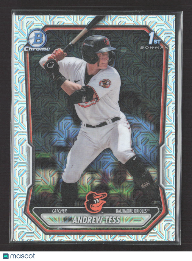 2026 Bowman Chrome Mojo Andrew Tess #BCP-90 Refractor 1st Bowman