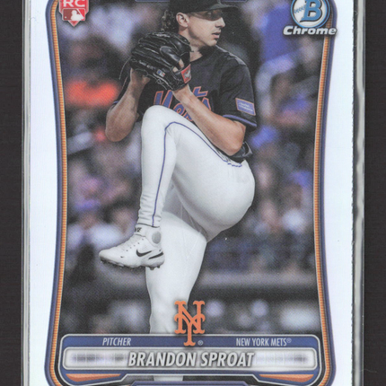 2026 Bowman Chrome Brandon Sproat #33 RC Red Logo