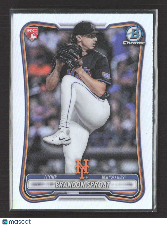 2026 Bowman Chrome Brandon Sproat #33 RC Red Logo