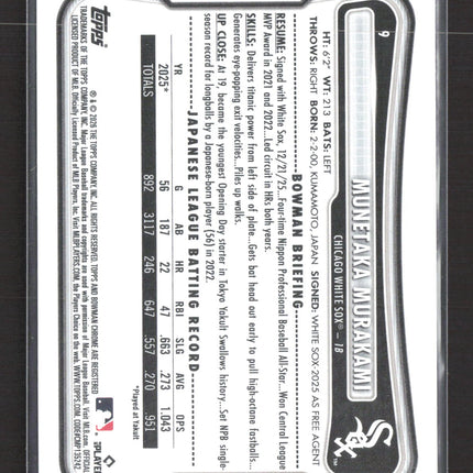 2026 Topps Bowman Munetaka Murakami #9 RC