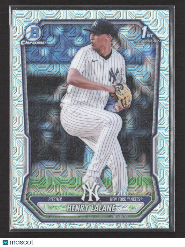 2026 Bowman Chrome Mega Box Henry Lalane #BCP-104 Mojo Refractor 1st Bowman