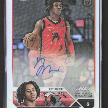 2024 Topps Chrome Overtime Elite Basketball Jaeden Mustaf #A-JM Auto