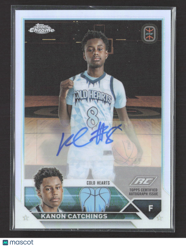 2024 Topps Chrome Overtime Elite Basketball Kanon Catchings #A-KCA RC Auto