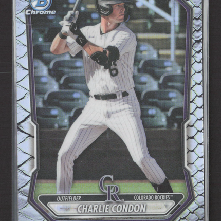 2026 Bowman Chrome Charlie Condon #BCP-46 Reptilian