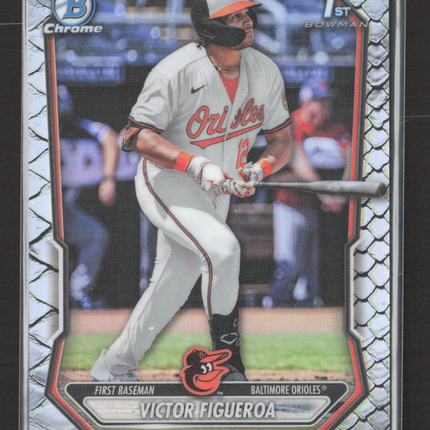 2026 Bowman Chrome Victor Figueroa #BCP-117 Reptilian 1st Bowman