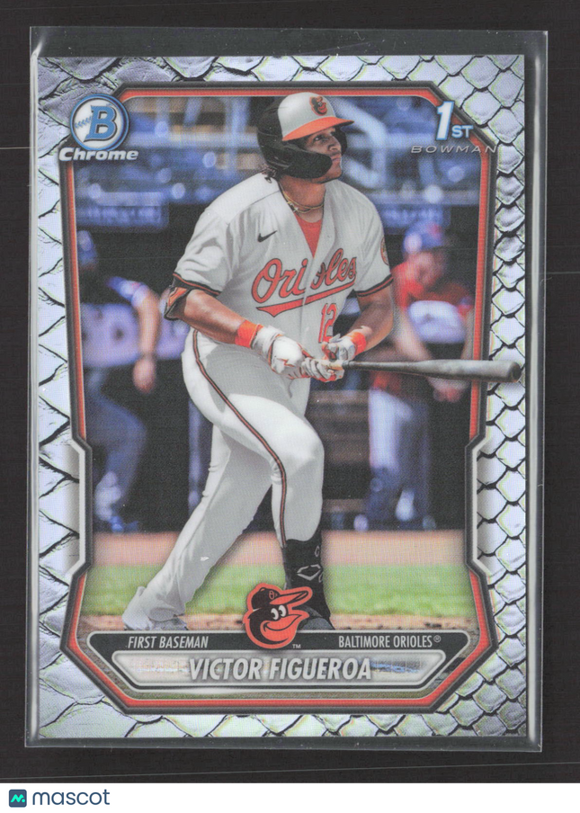 2026 Bowman Chrome Victor Figueroa #BCP-117 Reptilian 1st Bowman
