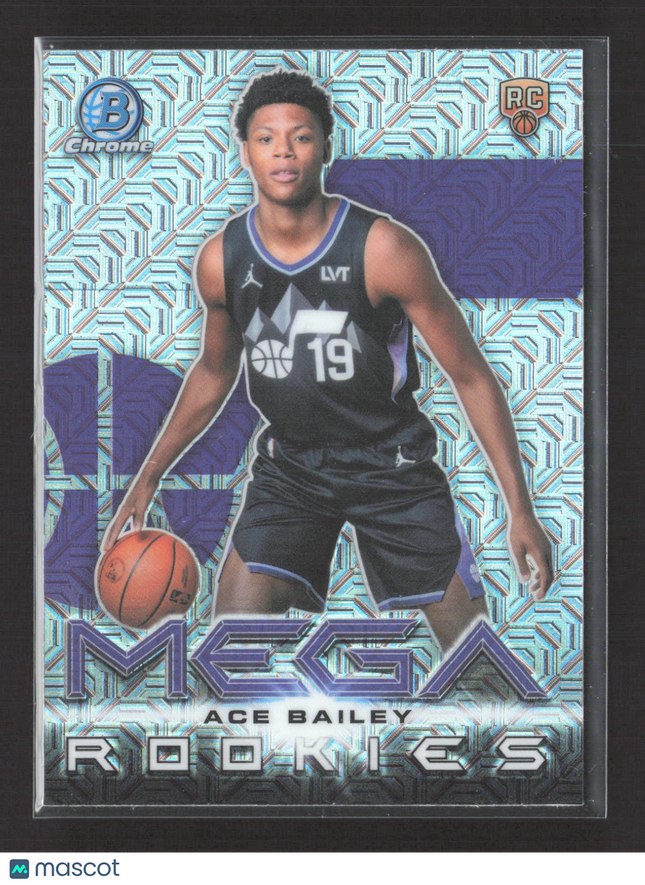2025 Bowman Chrome Mega Box Mega Rookies Ace Bailey #MR-5 Mojo Refractor RC