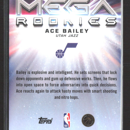 2025 Bowman Chrome Mega Box Mega Rookies Ace Bailey #MR-5 Mojo Refractor RC