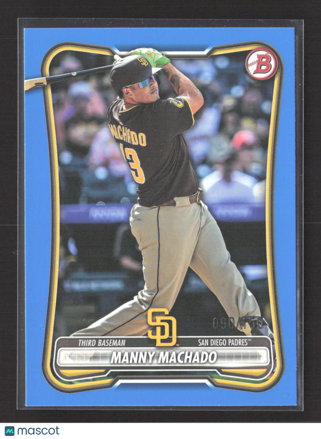 2026 Bowman Manny Machado #60 Blue 090/150