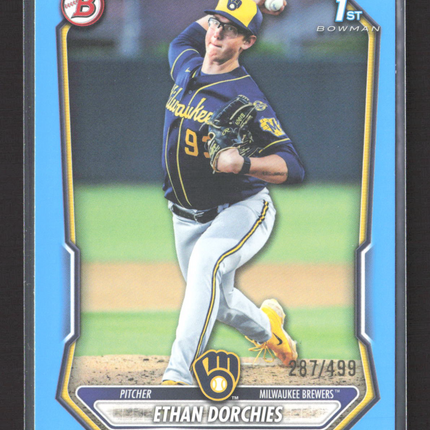 2026 Bowman Ethan Dorchies #BP-52 Sky Blue 1st Bowman /499
