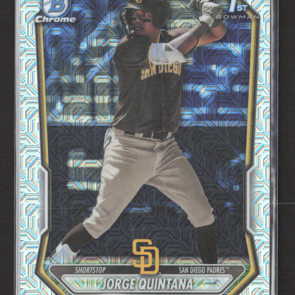 2026 Bowman Chrome Jorge Quintana #BCP-93 Mega Box Mojo Refractor 1st Bowman