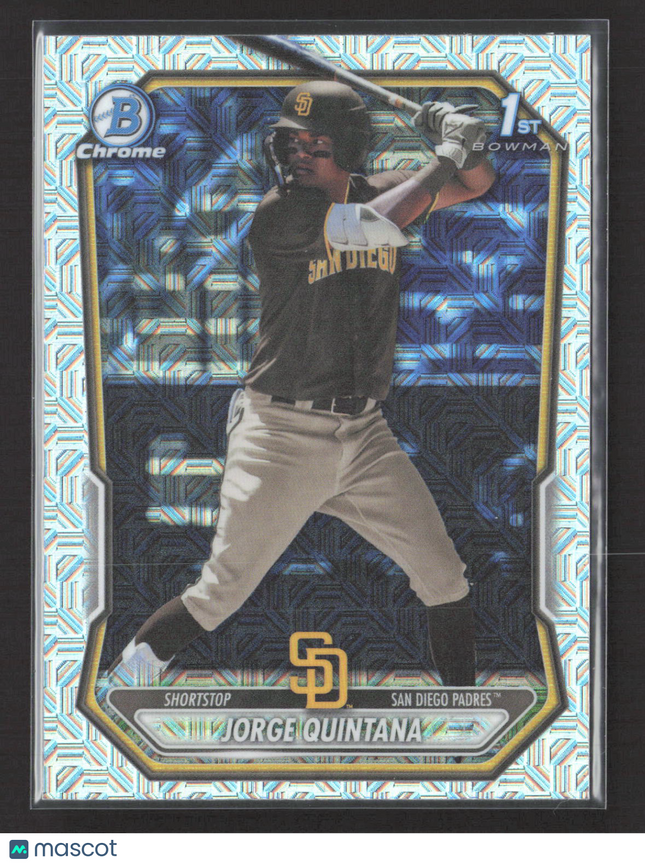 2026 Bowman Chrome Jorge Quintana #BCP-93 Mega Box Mojo Refractor 1st Bowman