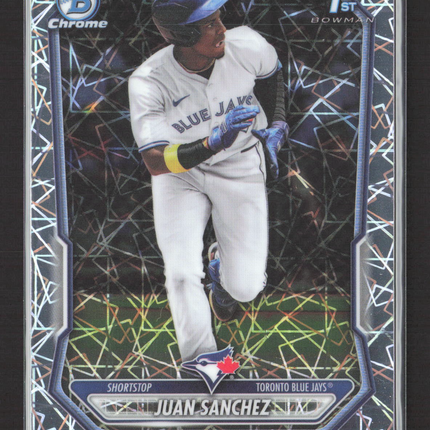 2026 Bowman Chrome Juan Sanchez #BCP-25 Lazer Refractor 1st Bowman