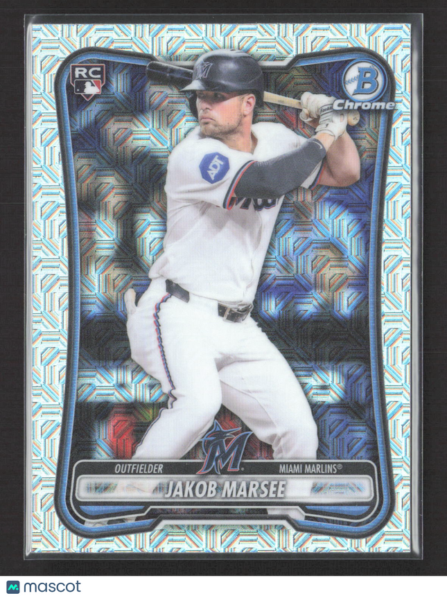 2026 Topps Bowman Chrome Jakob Marsee #86 Mega Box Mojo Refractor RC
