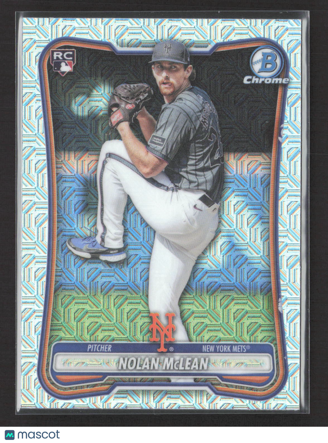 2026 Bowman Chrome Nolan McLean #85 Mega Box Mojo Refractor RC