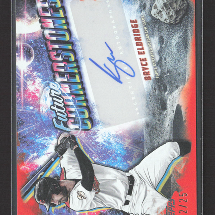 2025 Topps Pro Debut Future Cornerstones Bryce Eldridge #FC-BE 22/25 Auto